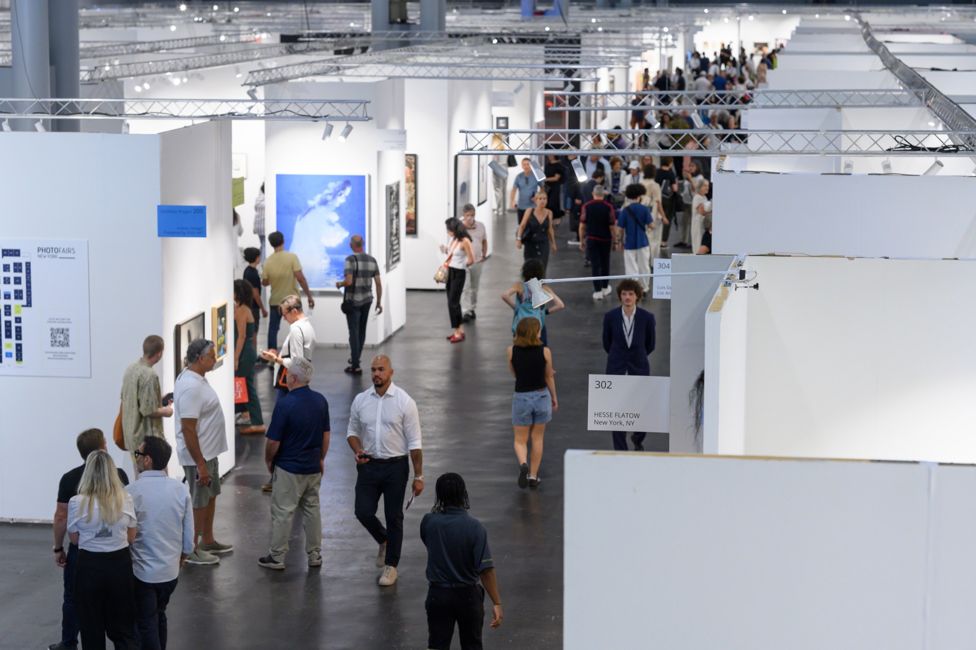 Photo Fairs New York opened with a VIP day on September 7, 2023 at the Javits Center in Manhattan. Photograph by Casey Kelbaugh