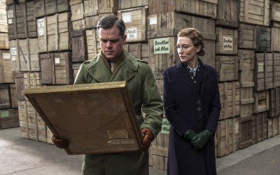 Matt Damon and Cate Blanchett in The Monuments Men (2014)